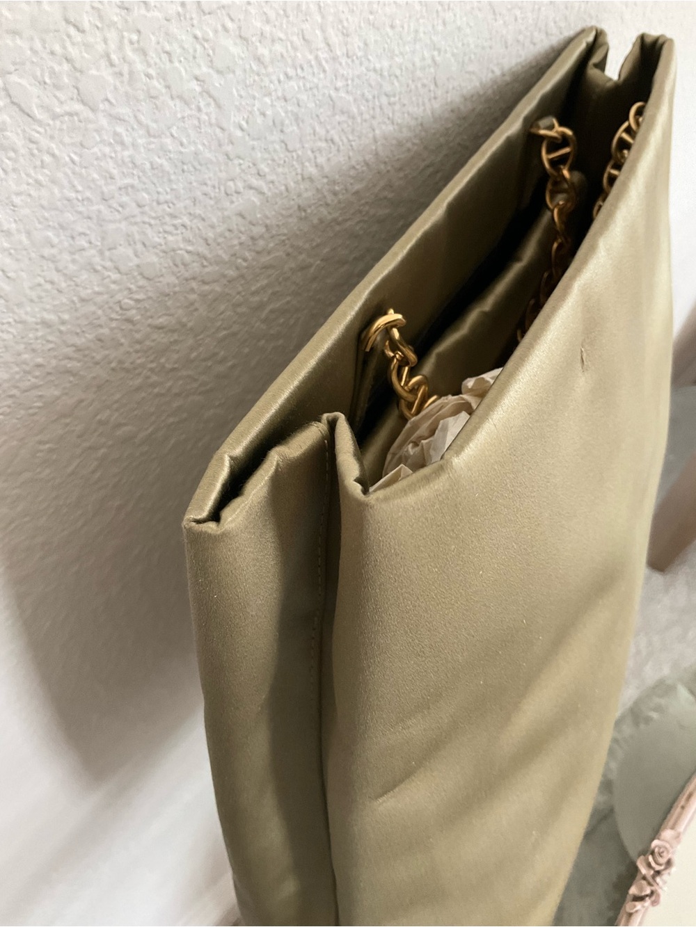 Prada raso catena Tote with Gold Chain Handles - Picture 8 of 16